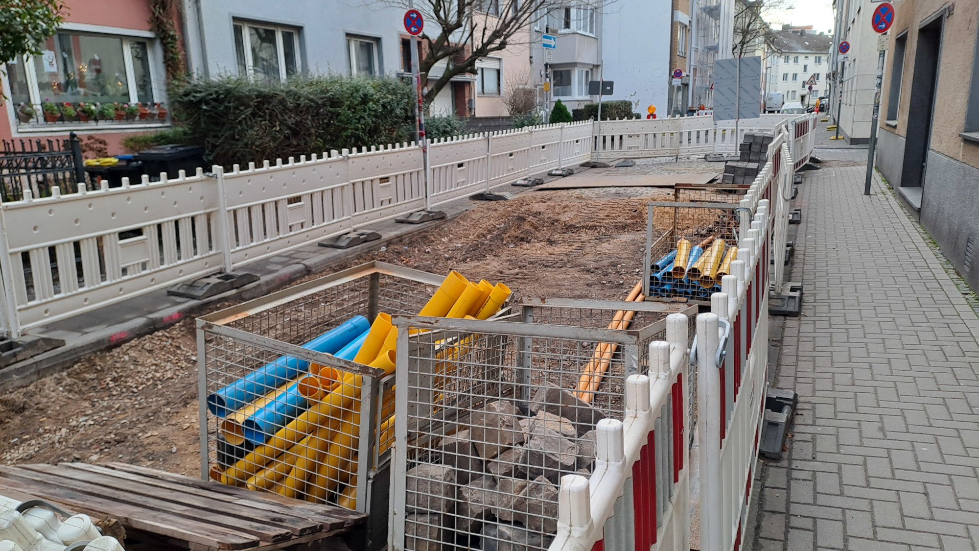 Fernwaerme Leitungsarbeiten Deutz